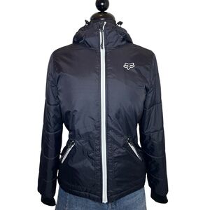 Fox Racing Black Puffer Jacket XS
